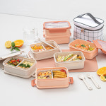 보온보냉 가능한 따듯한 도시락 싸주기 밀프랩 퓨어박스 2단 찬합세트 : 이지앤프리몰
