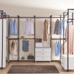 LED 드레스룸 시스템옷장 옷방 인테리어 붙박이장 행거 2종류 : 케이트블랑드레스룸