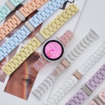 갤럭시워치 아크릴 투명 캔디 파스텔 레진 슬림 오로라 스트랩 : 아날로그B