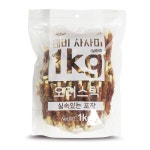 테비 사사미 강아지 육포간식 오리스틱, 1kg, 1개 : 사파리펫