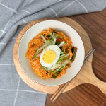 1+1 시라쿠스면기 2p 세트 메이플 면기 대접 화이트 국그릇 : 레스토