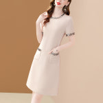 오피스룩 원피스 미디엄 A라인스커트 고급스러운 여성 : 달고나마켓