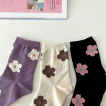 꽃 양말 원피스 꽃무늬 봄 메리제인양말 8type : 몽글앤댕글