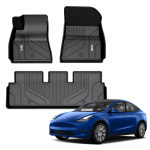 3W 에코라이너 TPE 카매트 3D 고무 바닥매트 테슬라 모델Y, 운전석+조수석+뒷자석 : 3W 에코라이너