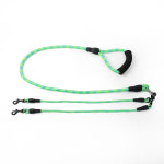 멀티독 더블 리드줄(1.5M) (블랙그린) 강아지리드줄 : 제이앤아이클랜