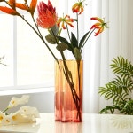 [모던하우스] 컬러 웨이브 유리화병 오렌지 30cm AF0923036 : 모다 구리남양주 모던하우스