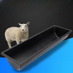 염소 양 플라스틱 여물통 사료 양 먹이 사육 장비 식수 먹이 농장 배식통 : 하이플랜1