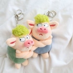큐티디알도메스틱 | 돼지 열쇠고리 인형키링 자동차키링 가방키링 웃긴 : chakhanstore
