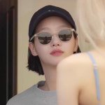 일레스테바 엘드리지 48 52 56 선글라스 사각 뿔테 데일리 연예인 오버사이즈 선글라스 : GLASSCODE3927
