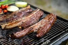 미국산 초이스 등급 우대갈비 700g 6,7,8번 꽃갈빗살 사용 캠핑용 고기 바베큐 고기 : 바다베개