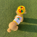 강아지크롭티 강아지끈나시 크롭탑 : 옐리옐리