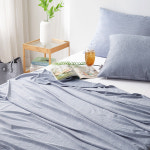 마린 아이스 여름 냉감 홑 이불 베개세트 S : 미엔느