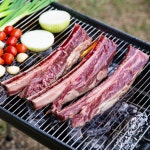 미국산 초이스 등급 우대갈비 700g 6,7,8번 꽃갈빗살 사용 캠핑용 고기 바베큐 고기 : 바다베개
