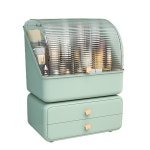 풀커버 대용량 파스텔톤 화장품 정리함 컬러 2단 분리 보관함 수납함 : 시크한잡화점