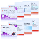 BD 인슐린 주사기 울트라파인 100입 (31G 6mm 3/10ml-324910) 시린지 : MS메디칼