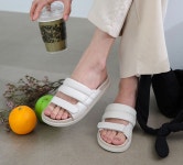 투밴드 키높이 쿠션 폭신 통굽 슬리퍼 NZ R8187 : 니즈슈즈