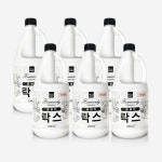 홈블리 락스 2L 4개입 1박스 표백제 얼룩제거 주방,욕실청소 살균소독 악취제거 : 홈블리