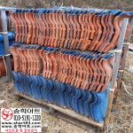 이화요업 청기와 옛날 전통 한옥 기와 보수 수리 기왓장 암기와 수기와 용마루기와 추녀기와 : 송학아트 골동품가게