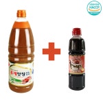 홍게간장 맛간장소스 어간장 국간장 만능진국 1.8L 1EA+레드 500ml : 나누리편의점