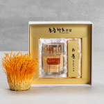 백삼먹고 자란 동충하초 100% 국내산 분말 90g (수출용) : 버섯나라 동충하초