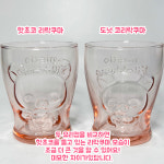 [RILAKKUMA] 미스도 X 리락쿠마 핑크 투명 유리컵 : kuruna 쿠루나
