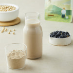 [국산 유기농 선식]든든한 정담한끼 찌고 볶은 검은콩 미숫가루 아침식사 대용 음식 5개입 : 장인의 선식