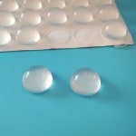 25-100PCS 18x10mm 투명 3M 자체 접착 미끄럼 방지 실리콘 고무 피트 패드 플라스틱 범퍼 댐퍼 충격 흡수 : 모드니의상점