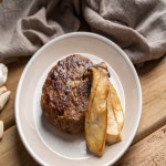 지리산 흑돼지 떡갈비 500g 수제 스테이크 햄버거패티 표고버섯 새송이버섯 양파 : 지리산산골흑돼지