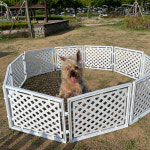 강아지캠핑울타리 새끼강아지 안전문 애견 가림막 방묘문 정원 펜스 : 커버풀