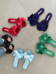 IM-H2229 -굽1.5cm 리본포인트슬리퍼(5Colors) : 샘샵SAMSHOP