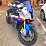 바이크 오토바이 더블 버블 앞유리 스크린 2009 2010 2011 2012 2013 2014 BMW 호환 S1000RR S 1000 RR 1000RR 이리듐 1 : 해피아워몰364