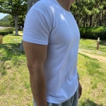 남자 머슬핏반팔 머슬핏유넥 헬창옷 : 머슬제이