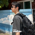 페이크미 갓챠 gotcha BSV 블랙 스퀘어 사각 패션 뿔테 여자 남자 선글라스 : 세컨아이즈