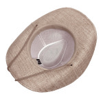 58/60/62cm 빅사이즈 마 텍사스 카우보이 모자 린넨 페도라 중절모 남자 여자 여름 : L A L L