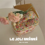 [B grade] [Le joli mimi 1st project] Flower Pattern Coolerbag Red flower (레드플라워패턴 쿨러백) : Le joli mimi
