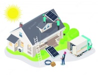 태양광주택3kw공사 : 에이치앤에스에너지