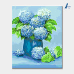 목단꽃 모란꽃그림 작약꽃 페인팅 피포 유화그리기세트 : 초롱아트