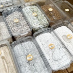 다양한 마감석 : 백사 흑사 금사 사막모래 자갈 화장석 : 아프리카식물-사바나농장