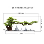 소나무장식한 송 아름다움 장식 사무실 데스크탑 호텔 입구 분재 풍경 : 무지개 감자