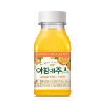 서울우유 아침에주스 100% 210ml 오렌지 18개 : 가든스토어