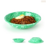 옛날 분식집 녹색 국물 떡볶이 그릇 오뎅 플레이트 짜장면 면기 접시 플라스틱 : 요즘살림