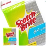 큐모아리빙 3M 은사 수세미 1개입 식당수세미 다목적수세미 : 큐모아리빙
