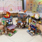 LOZ 미니블록 포장마차 분식점 해산물 맛집골목 상가 뷰 : BRAINFOUR