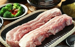 [JS미트]부드러운 1센치 칼집 삼겹살 500g 냉동 1팩 : 제이에스미트