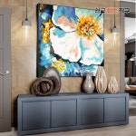 40X40 대형 꽃잎 그림 유화색칠하기 DIY 그림 그리기 페인팅 명화 캔버스 취미 : 쉽고빠른직구