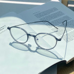 로우로우 안경 R EYE 260 GRAY 그레이 라운드 베타티타늄 가벼운 안경테 : 세컨아이즈