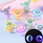 모기 퇴치 차단 팔찌 밴드 회전 야광 시계 선물 어린이집 유치원 바다 해변 비치 : 에버그린1004