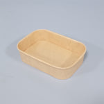 DRP-210 펄프 종이도시락 PET뚜껑 다용도 배달 포장용기 BOX-300개 : 더뉴패키지