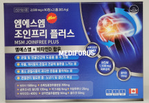 [리뉴얼 약국용] 엠에스엠 조인프리플러스 180정+KF94마스크/ MSM : 메디포어스