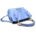 [중고명품 미스터문] Tory Burch(토리버치) 34239 윌리스 블루 페블 레더 금장 하퍼 스몰 사첼 2WAY [중고명품매입] : MISTER MOON